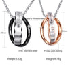 Vnox Endless Love Necklace Pendant