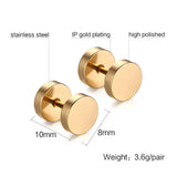 Vnox Exclusive Unisex Stud Earrings  for Women