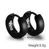 VNOX Cute Hoop Earrings for Men