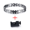 Vnox Women's Bracelet Stainless Steel