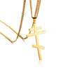 Vnox Slavonic Cross Pendant for women