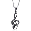 Vnoxs Musical Note Pendant Necklace for Women