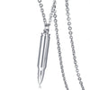 Vnox Can Open Bullet Pendant for Men Necklace