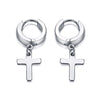 Vnox Cross Earrings for men