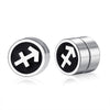 Vnox Retro Mens 12 Constellations Earrings  for men