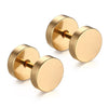 Vnox Punk Stud Earrings for Men