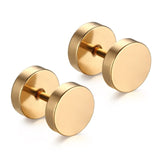 Vnox Punk Stud Earrings for Men