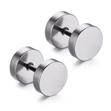 Vnox Punk Stud Earrings for Men