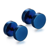 Vnox Punk Stud Earrings for Men