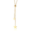 Vnox Women's Elegant Stars Charm Choker Y Necklaces