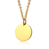 Vnox Gold Tone Initial Necklaces for Women