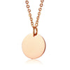 Vnox Gold Tone Initial Necklaces for Women