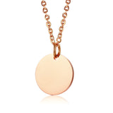 Vnox Gold Tone Initial Necklaces for Women