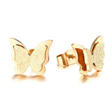 Vnox Cute Butterfly Stud Earrings for Women