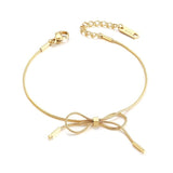 Vnox Elegant Tie Charm Bracelets