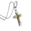 Vnox Punk Double Cross Necklaces