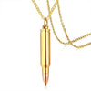 Vnox Unique Can Be Opened Bullet Necklace