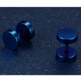 Vnox Fashion Stainless Steel Stud Earrings for men