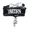 Vnox Unicorn Charm Cuff Bracelets