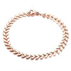 Vnox Elegant Fish Bone Chain Bracelets