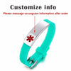 Vnox Sporty Anti Allergy Silicone Medical Alert ID Bracelets