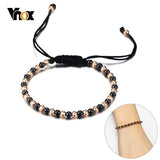 Vnox Adjustable Rope Chain Bracelets