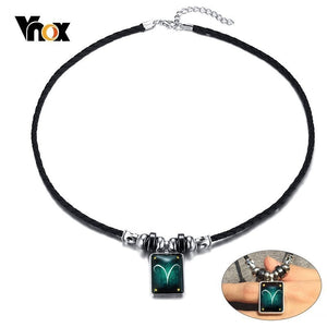 Vnox Christmas Gift Aries Horoscope Necklaces