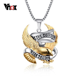 Vnox Eagle Necklace Pendant for women