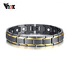 Vnox 12mm Mens Magnetic Bracelets