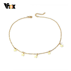 Vnoxs Elegant Star Choker Necklaces for Woman