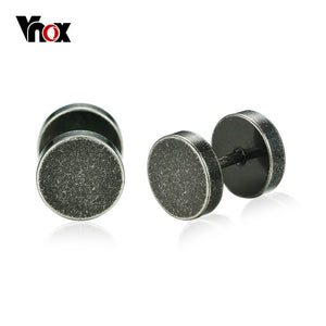 Vnox Rock Punk Stud Earrings for Men