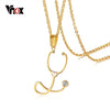 Vnoxs Stylish Stethoscope Pendant for Women