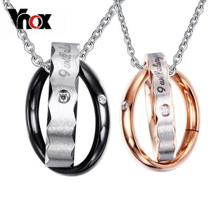 Vnox Endless Love Necklace Pendant
