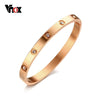 Vnox Fashion Women Crystal Wedding Bracelet