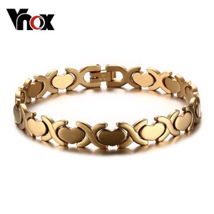 Vnox Women's Bracelet Stainless Steel