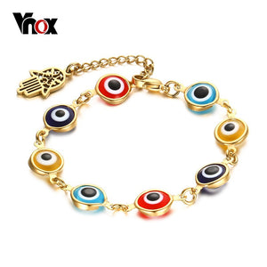 VNOX Evil Multi-color Eyes Bracelet