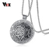 Vnox Israel Star of David Pendant Necklaces