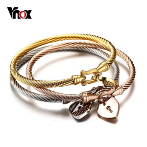 Vnox Cuff Bracelets Bangle