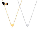 Vnox Small Heart Charm Chokers For Women