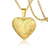 Vnox Women Heart Locket Necklace