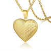 Vnox Women Heart Locket Necklace