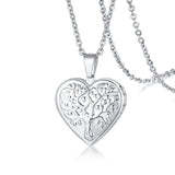 Vnox Women Heart Locket Necklace