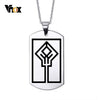 Vnox Personalized Stainless Steel Necklaces