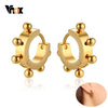 Vnox Designed Rivet Stud Earrings for Women