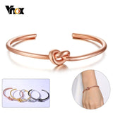 Vnox Chic Knot Bangles