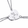 Vnox Set of 3 Stainless Steel Best Friends Forever BFF Necklace