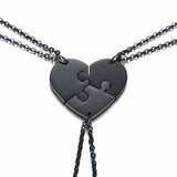 Vnox Set of 3 Stainless Steel Best Friends Forever BFF Necklace