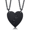 Vnox 2 Best Friends Heart Couple Necklaces for women