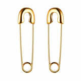 Vnox Trendy Minimalist Safety Pin Earrings for Women