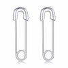 Vnox Trendy Minimalist Safety Pin Earrings for Women